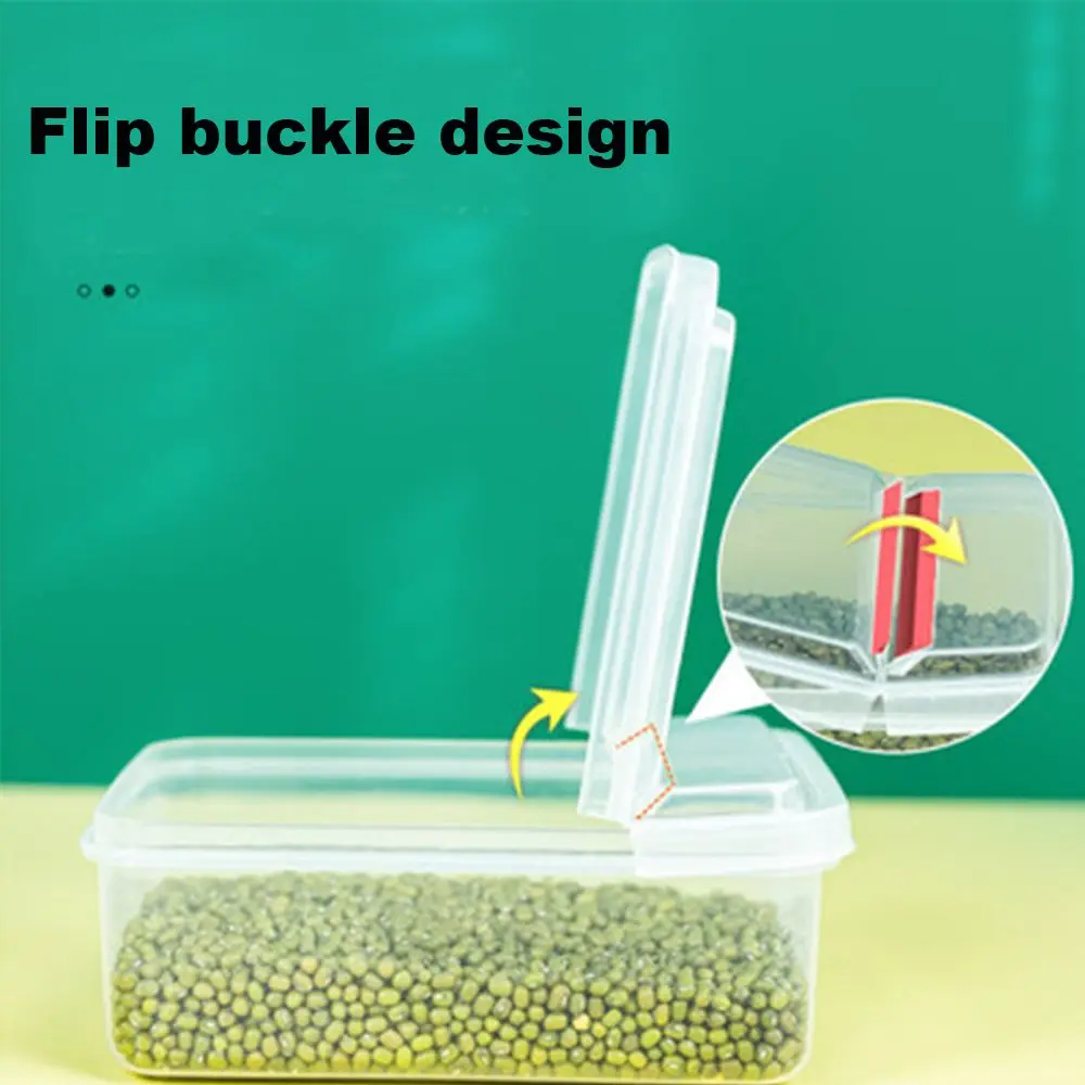 Picnic Snack Meal Storage Container Flip cover Bento Box Food Prep Lunch Box Dinnerware Camping Tableware for Kids School