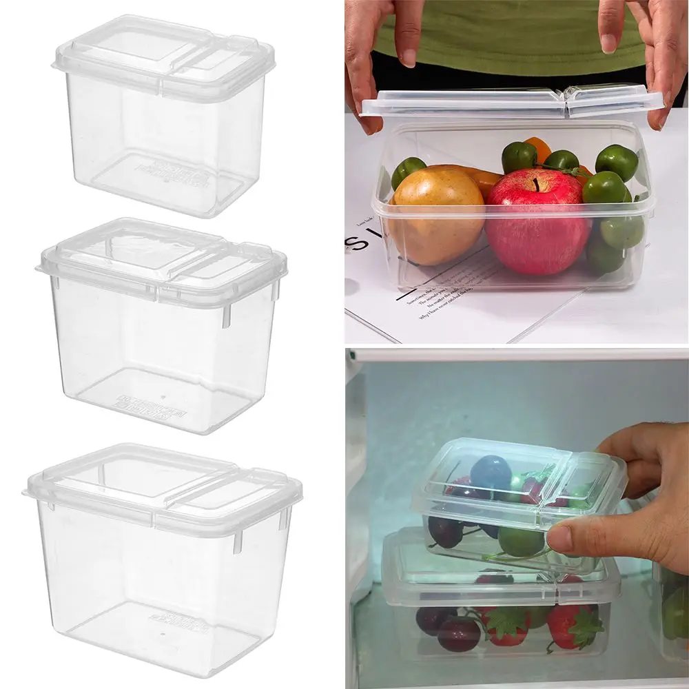 Picnic Snack Meal Storage Container Flip cover Bento Box Food Prep Lunch Box Dinnerware Camping Tableware for Kids School