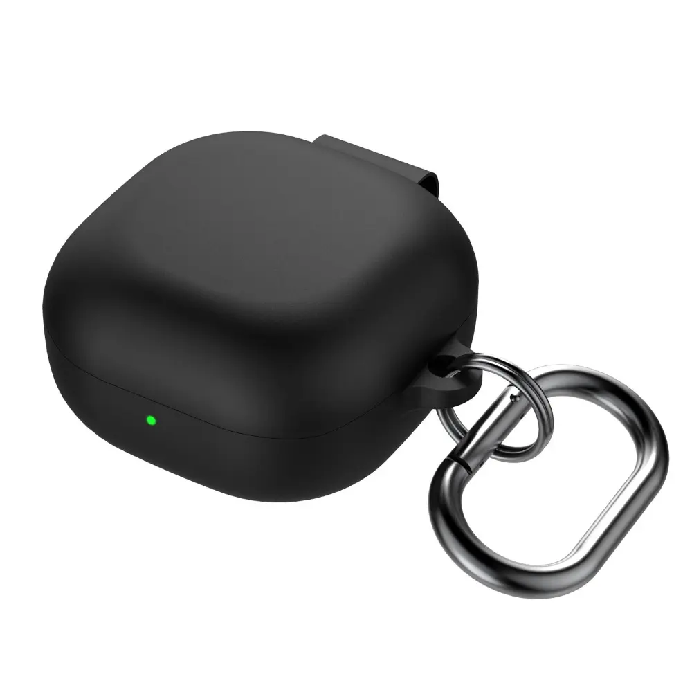 Silicone Case Cover for Samsung Galaxy buds live/2/pro/2 pro/FE Protective Shockproof Protector Headphone Accessories with Hook