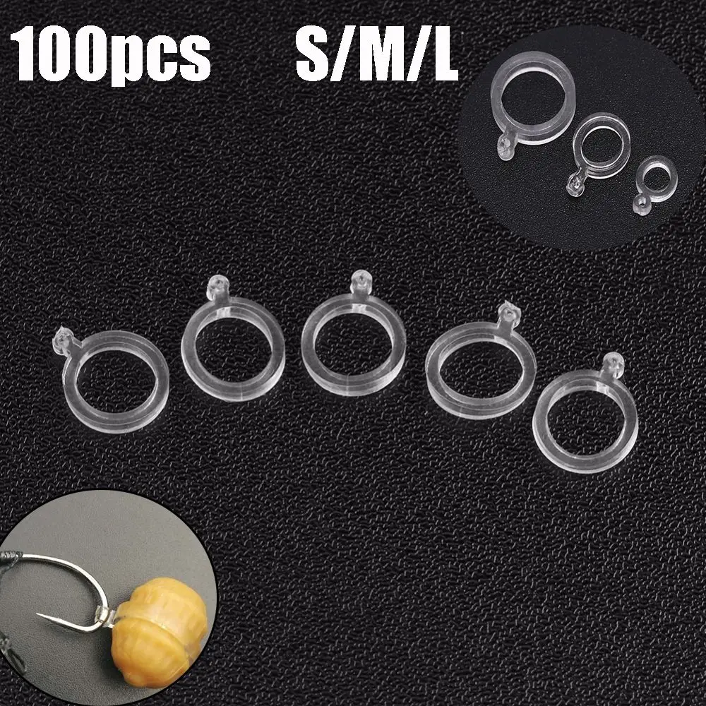 Baitbands For carp coarse fishing tackle 100X White bait band pellet bait bands