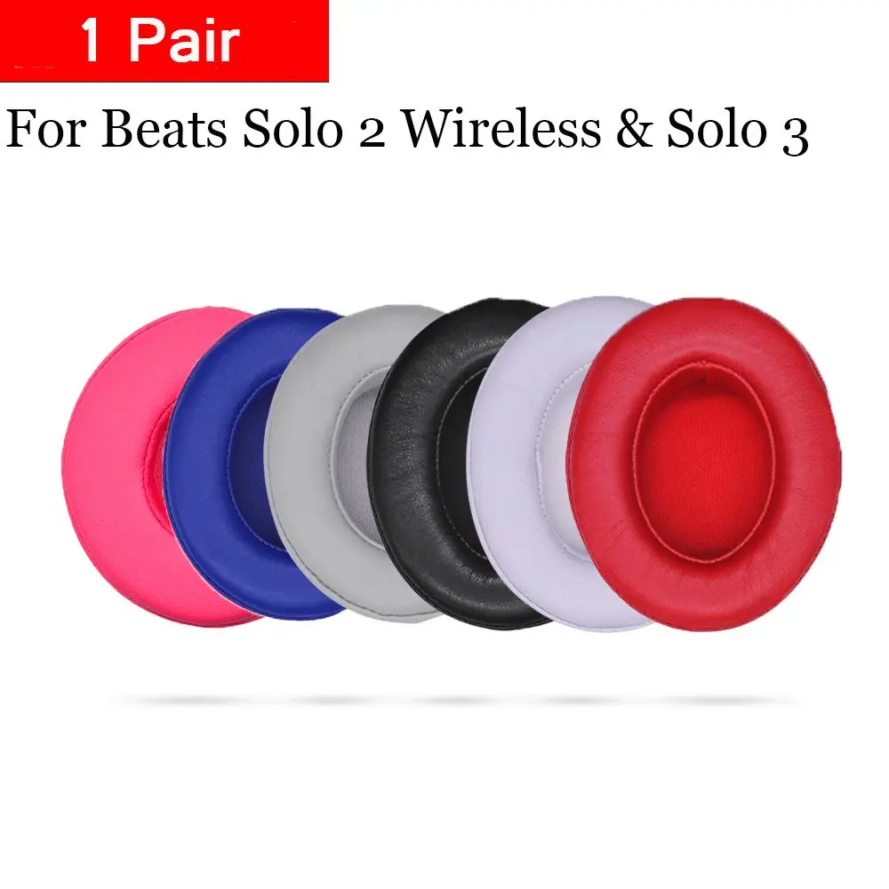 For Beats Solo 2 3 Wireless Headset Ultra-soft Cover Replacement Ear pads Cushion Earbuds