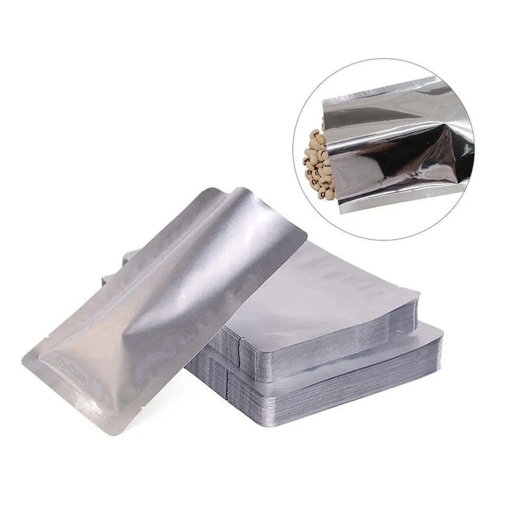 100PCS Vacuum Sealer Pouches Food Grade Storage Bag Heat Seal Aluminium Foil Bags Kitchen Supplies