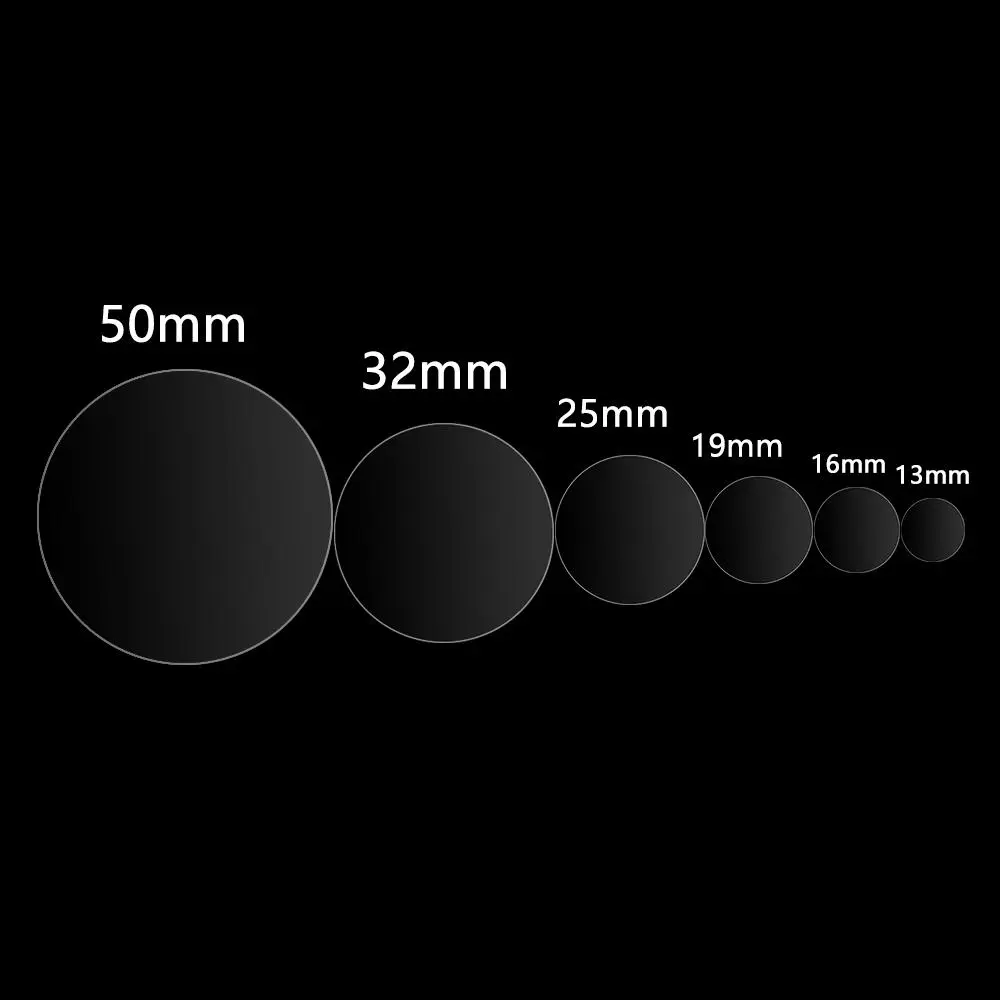 8/24/48/70/96/132pcs Self Adhesive Label Transparent Round Gloss Clear Dot Sticker Wafer Seal 1 Sheet