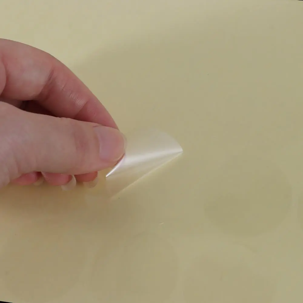 8/24/48/70/96/132pcs Self Adhesive Label Transparent Round Gloss Clear Dot Sticker Wafer Seal 1 Sheet