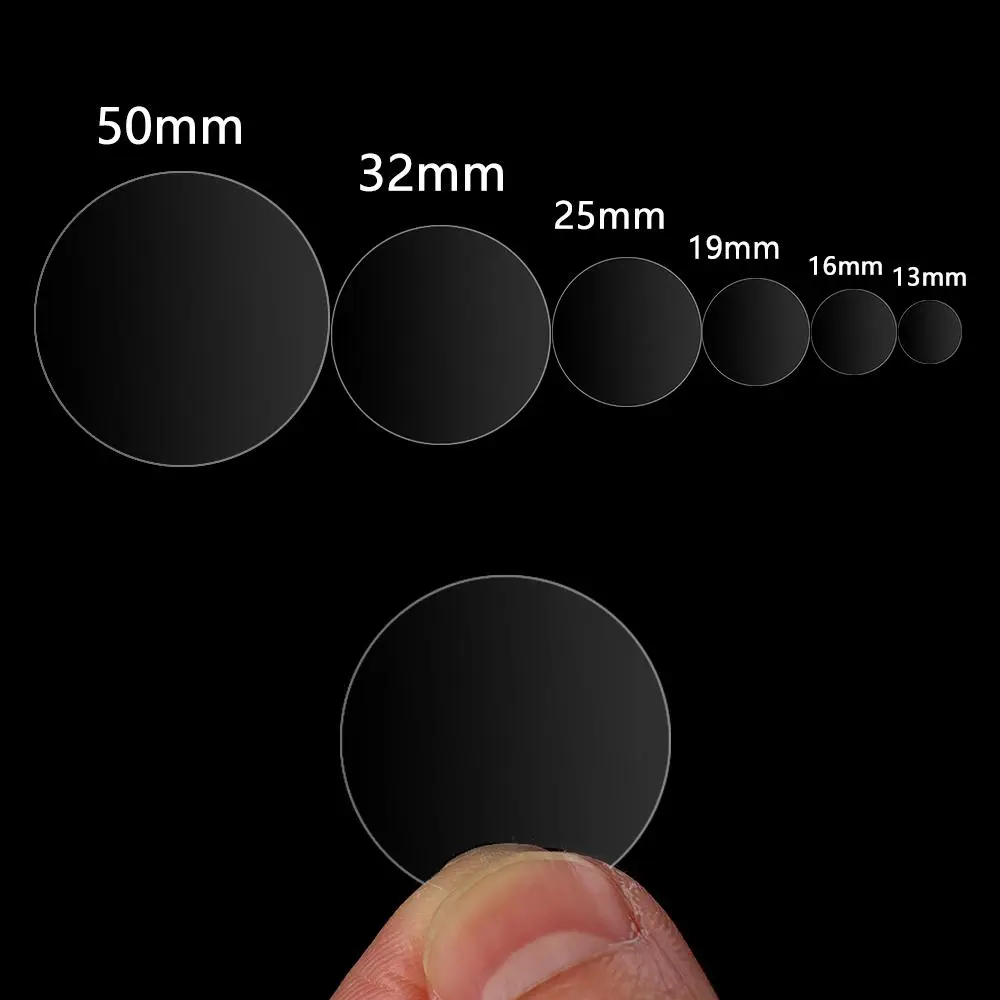 8/24/48/70/96/132pcs Self Adhesive Label Transparent Round Gloss Clear Dot Sticker Wafer Seal 1 Sheet