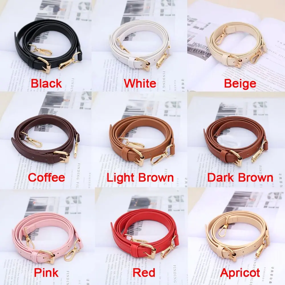 120cm PU Leather Bag Handles DIY Replacement Purse Handle Shoulder Bag Strap for Handbag Belts Strap Bag Accessories