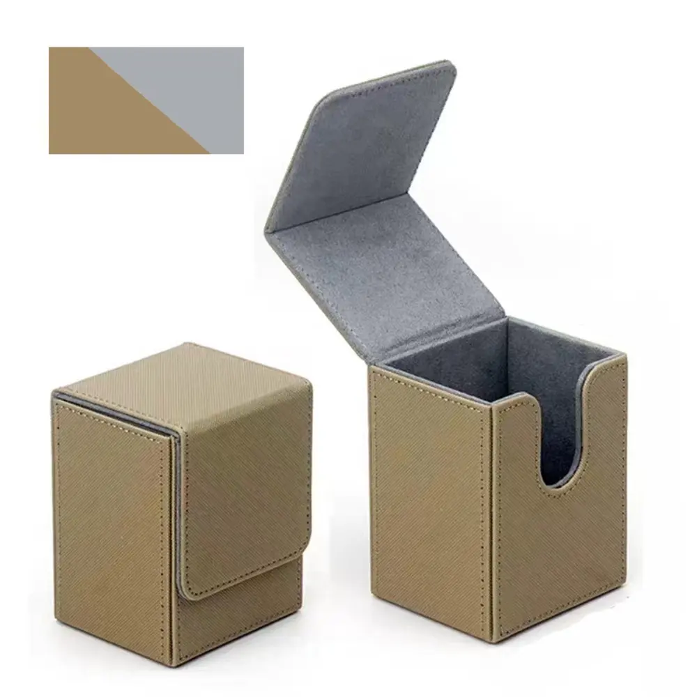PU Board Card Deck Case Storage Box Game MTG Trading Card Holder PU Deck Box Kits