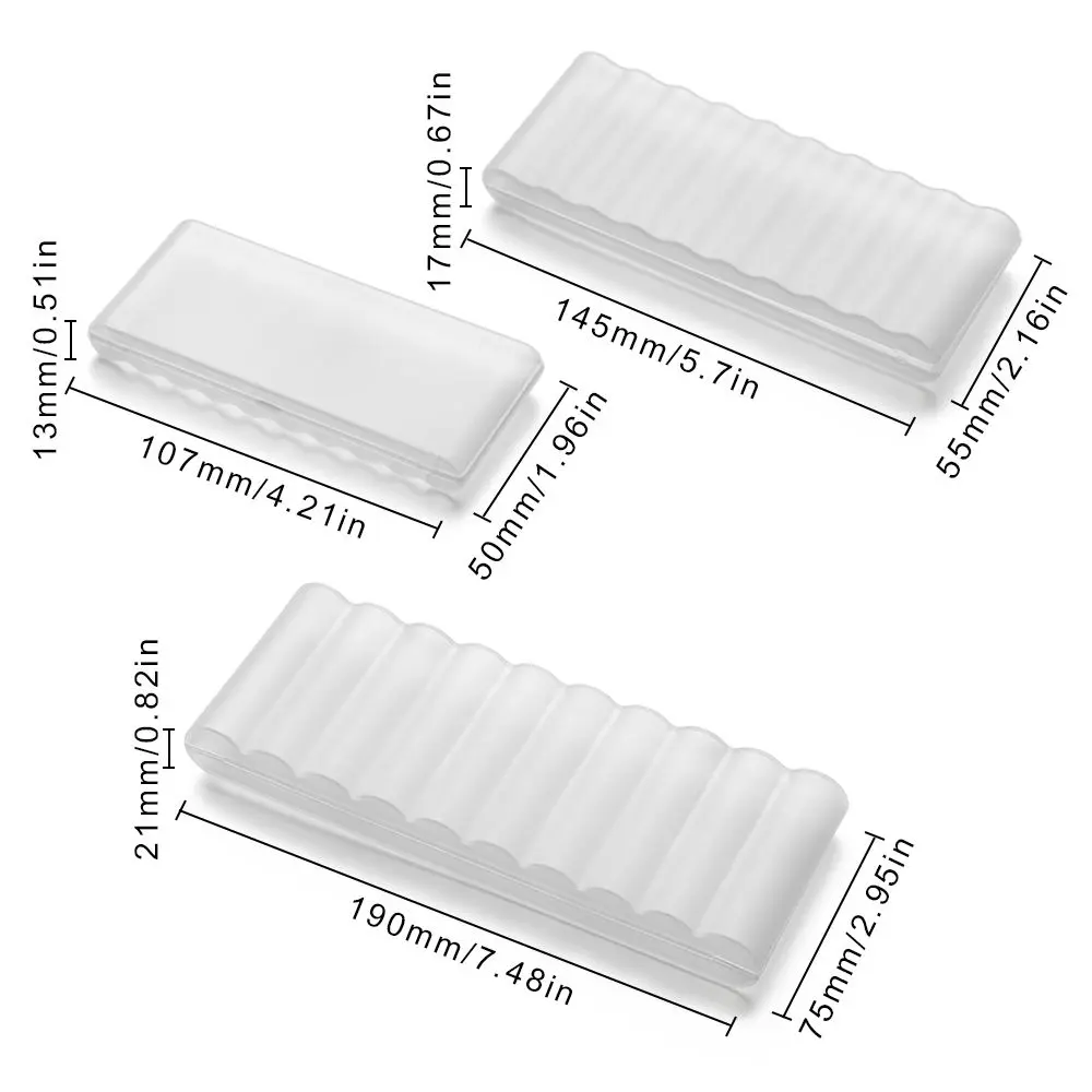 10 Slot Plastic Hard Container Case Battery Storage Box For AAA/AA/18650 Battery Organizer Accessories