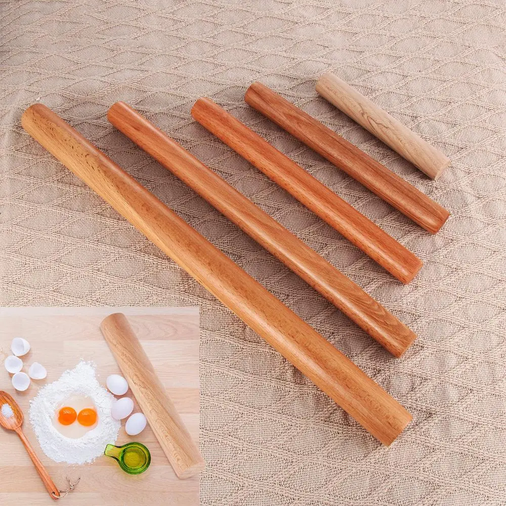 Dough Roller Cooking Pastry Baking Tool Wooden Rolling Pin Fondant Cake Decoration Kitchen Accessories
