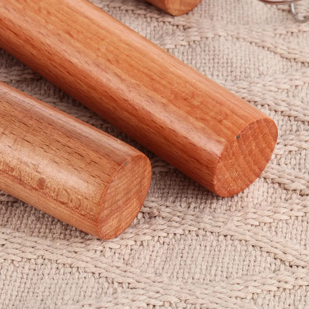Dough Roller Cooking Pastry Baking Tool Wooden Rolling Pin Fondant Cake Decoration Kitchen Accessories