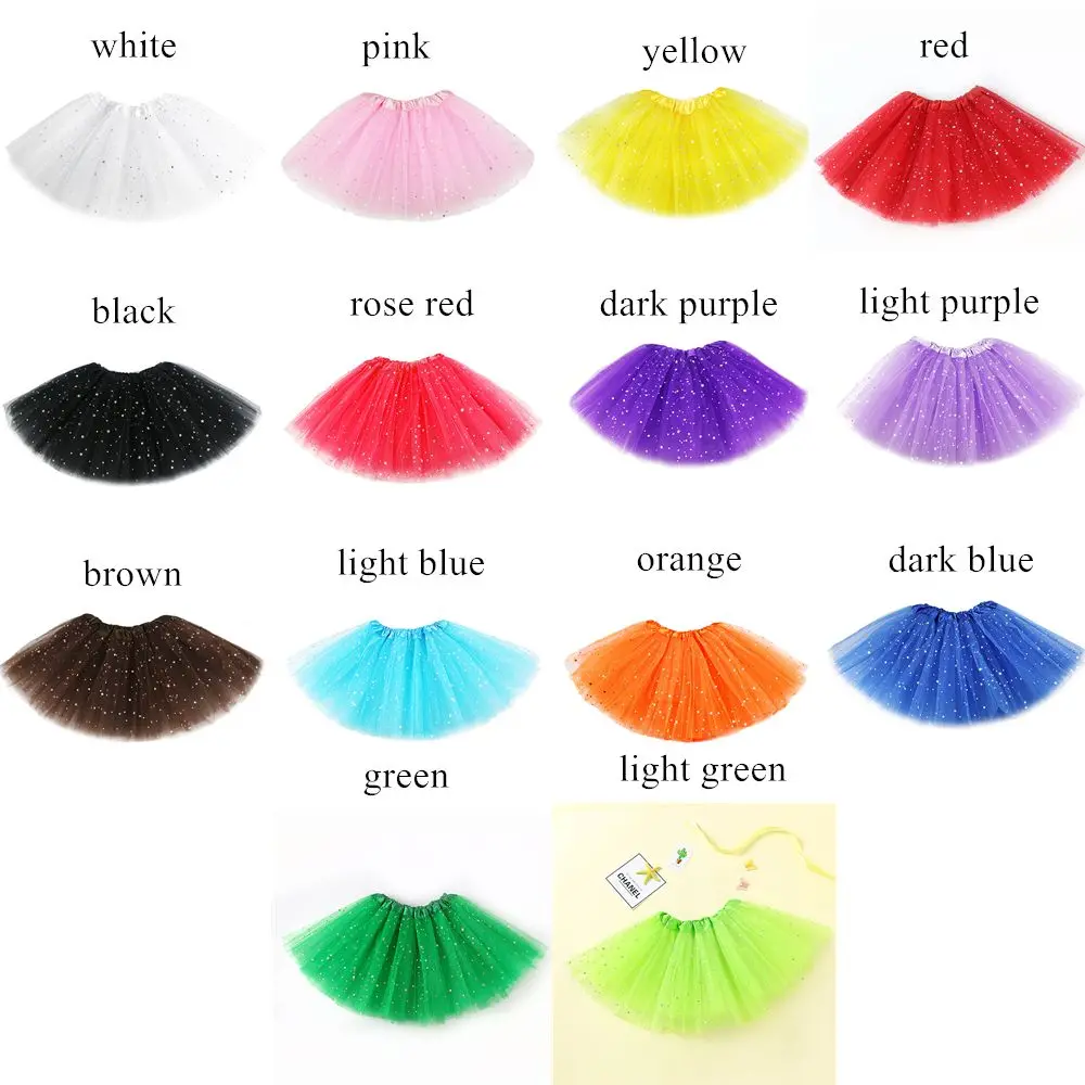 Party Dress Petticoat Fancy Dress Girls Kids 3 Layers TuTu Skirt Ballet Dance Dress Gifts