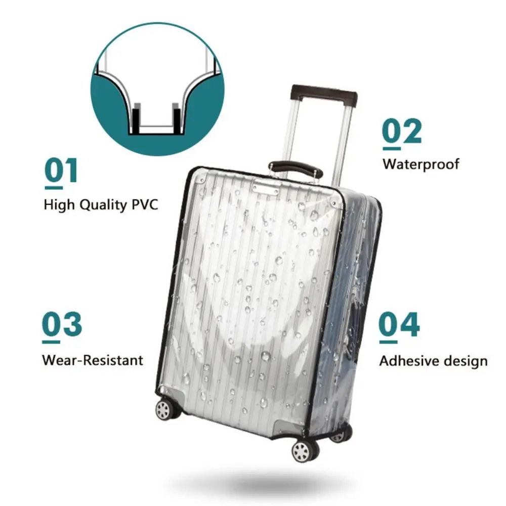 Waterproof Luggage Protector Covers Dustproof Protector Covers Travel Luggage Cover For 16-30 Inch Suitcase Case