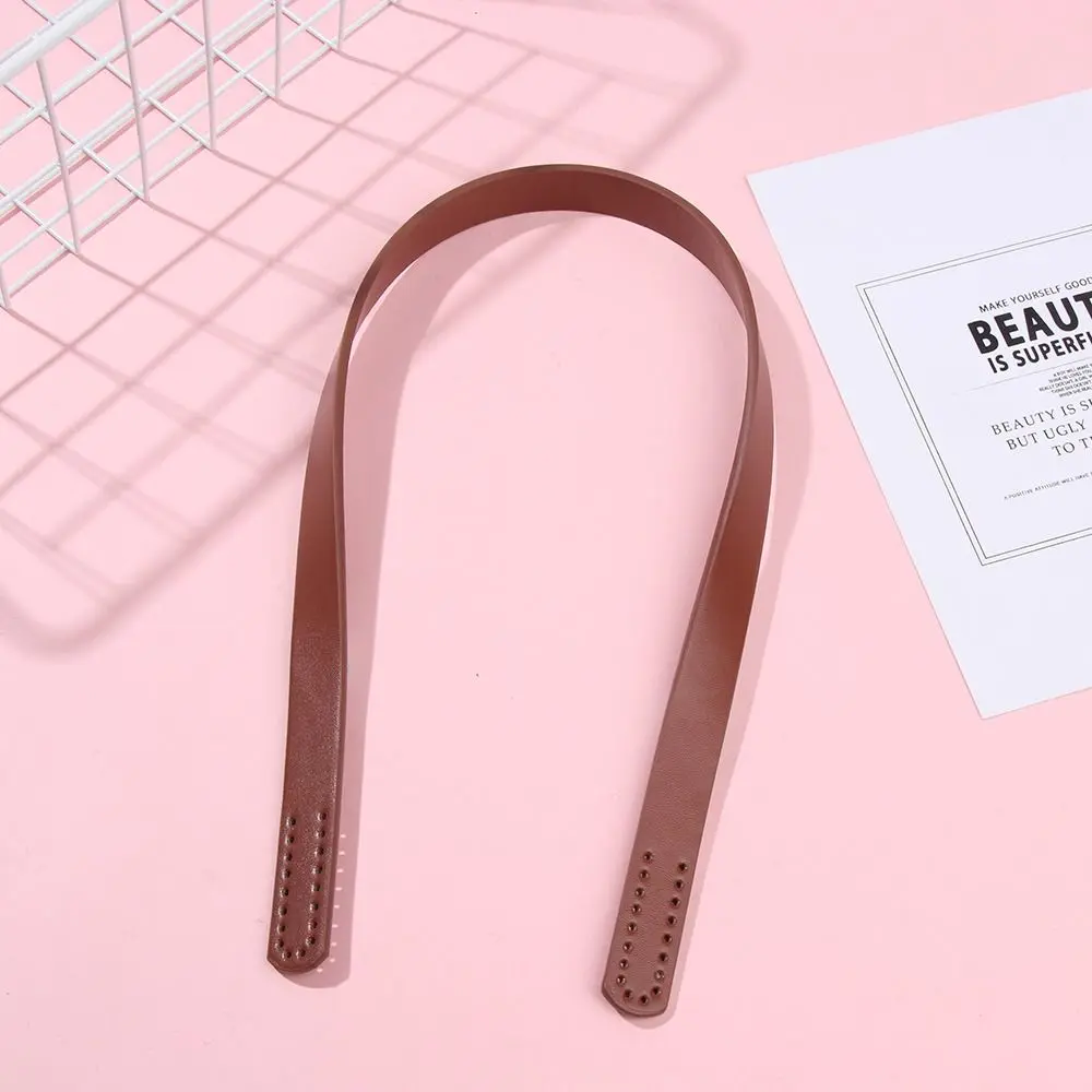 2Pcs PU Leather Women Girls Bag Handles DIY Replacement Handle Shoulder Bag Strap For Handbag Belt Bag Accessory