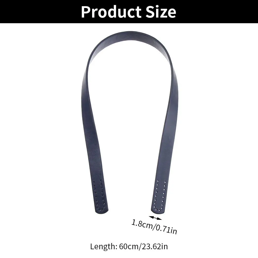 2Pcs PU Leather Women Girls Bag Handles DIY Replacement Handle Shoulder Bag Strap For Handbag Belt Bag Accessory