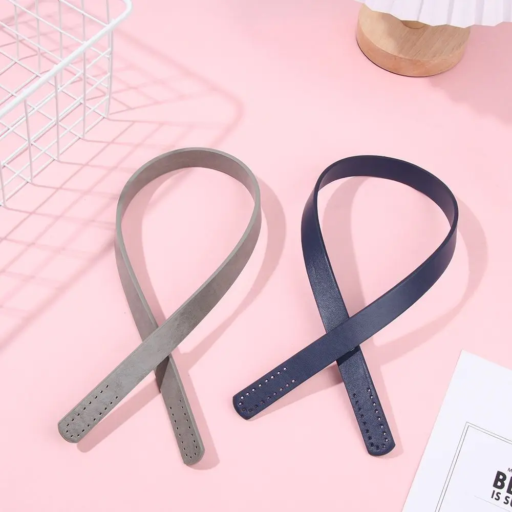 2Pcs PU Leather Women Girls Bag Handles DIY Replacement Handle Shoulder Bag Strap For Handbag Belt Bag Accessory