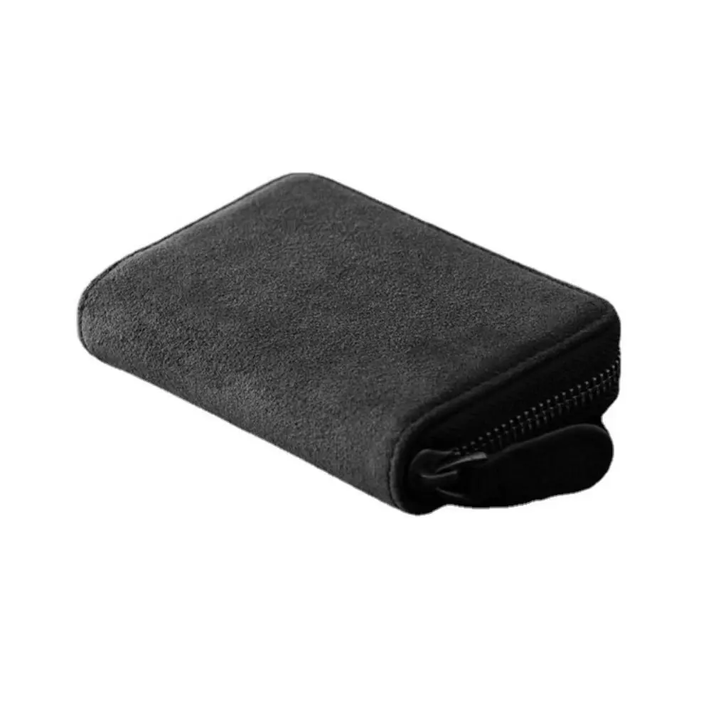 Anti Demagnetization Wallets Card Bag 11 Cards Slot Credit Card Holder Zipper Card Wallet for Men Cards Cover