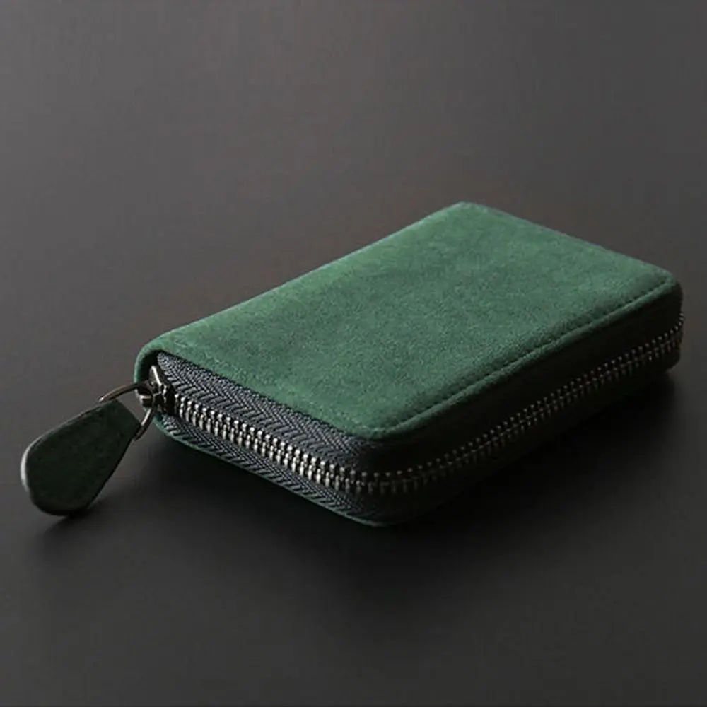 Anti Demagnetization Wallets Card Bag 11 Cards Slot Credit Card Holder Zipper Card Wallet for Men Cards Cover
