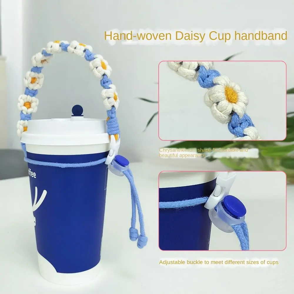 Universal Leakproof Handmade Coffee Mug Accessory Flower Water Bottle Handle Packaging Strap