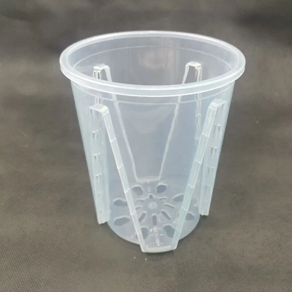 Clear Plastic Plant Container Orchid Pots With Holes Transparent Flower Pot Succulents Plant Succulent Box