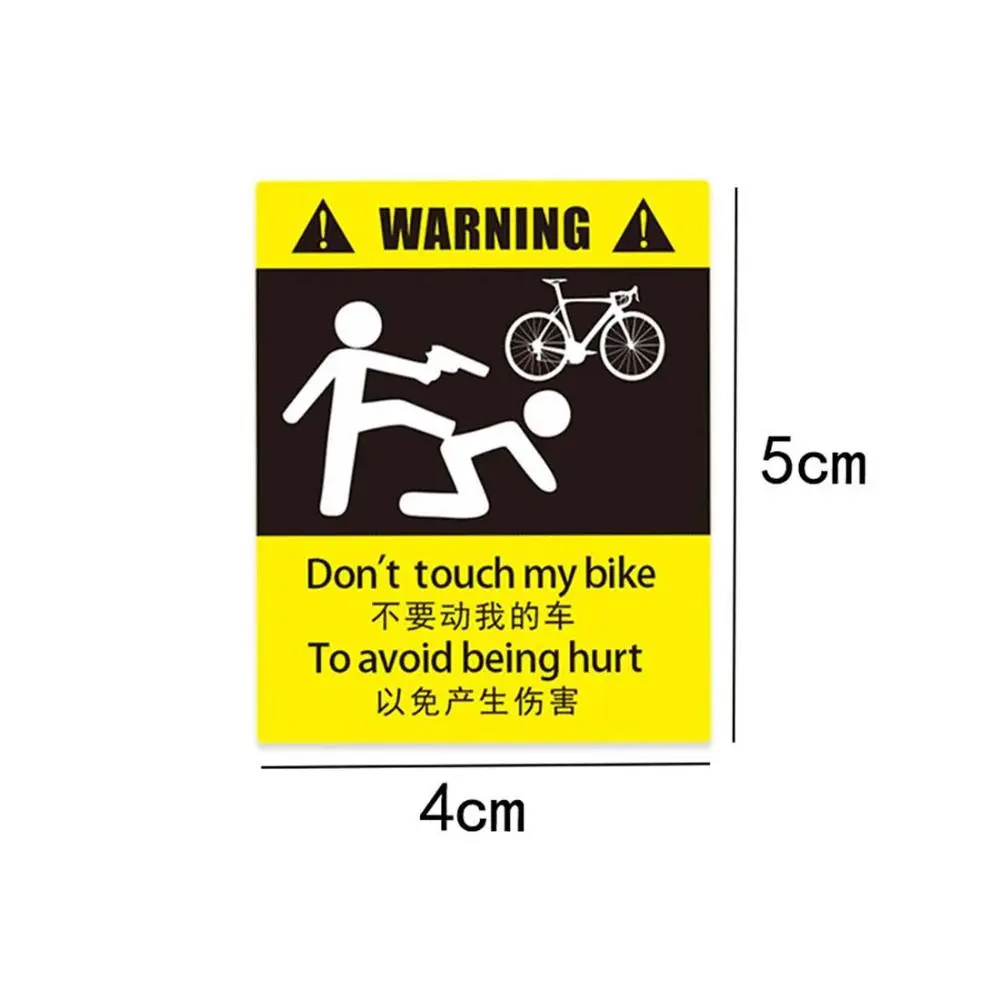 Full Body Cover Road Bike Bike Mountain Bike Frame Sticker Decorative Don't Move My Bike Sticker Bike Sticker Car Accessories