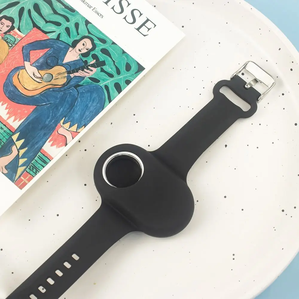 Soft Silicone Strap Bracelet Protective Cover Shell Case for Samsung Galaxy SmartTag 2 for Galaxy SmartTag2 Children Watch Strap