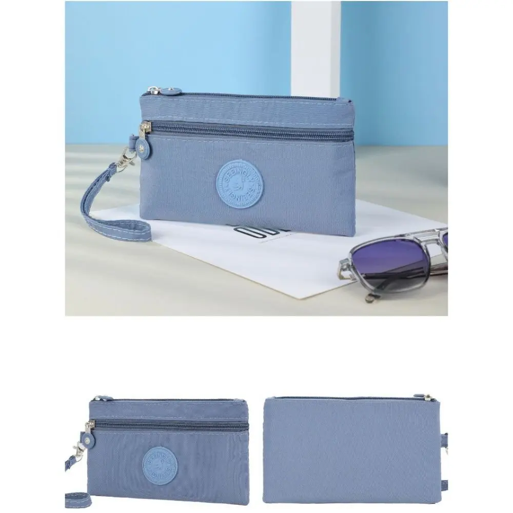 Portable Coin Purse Handbag Women Wallet Zipper Clutch Nylon Gifts Mobile Phone Bag Ladies