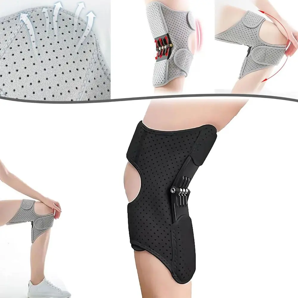 Knee Assistive Device Knee Booster Power Joint Support Knee Pads Protector Non-Slip Knee Support Brace Knee Booster