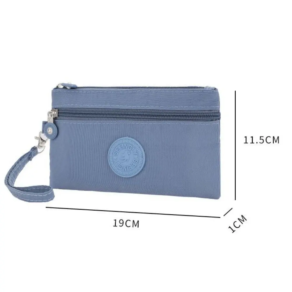 Portable Coin Purse Handbag Women Wallet Zipper Clutch Nylon Gifts Mobile Phone Bag Ladies