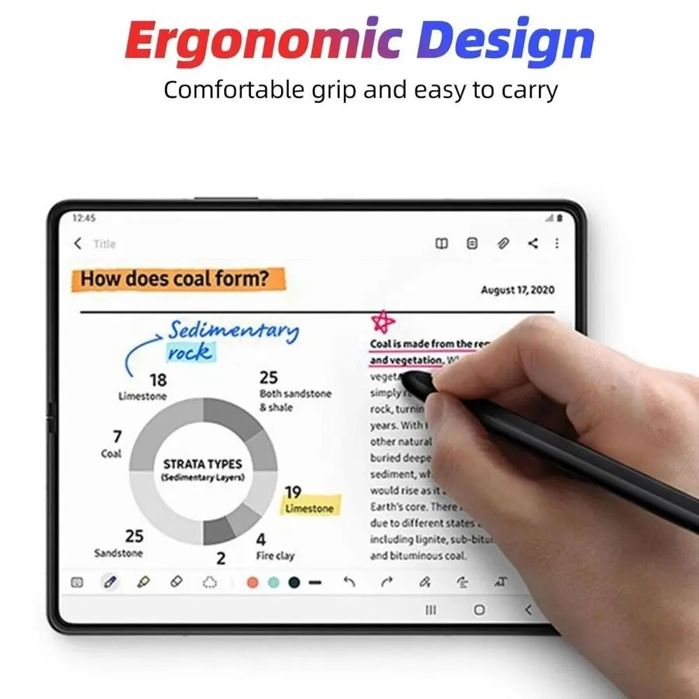 Mobile Phone Pen For Samsung Galaxy Z Fold 3/4/5/6 S Pen Fold Edition Stylus Portable Electromagnetic Pen Without Bluetooth