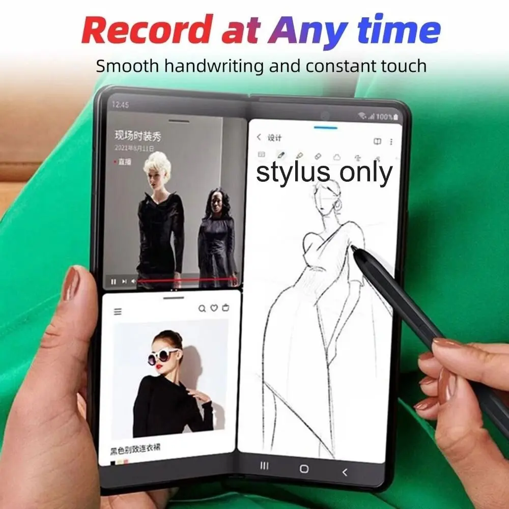 Mobile Phone Pen For Samsung Galaxy Z Fold 3/4/5/6 S Pen Fold Edition Stylus Portable Electromagnetic Pen Without Bluetooth