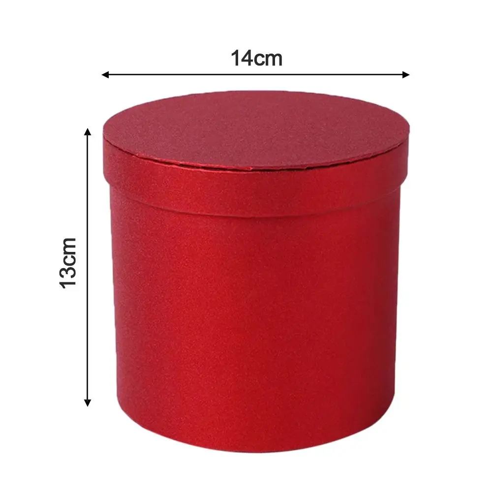 Round Cardboard Gift Boxes Flower Box Wedding Party Rose Flower Packaging Decoration Party Gifts