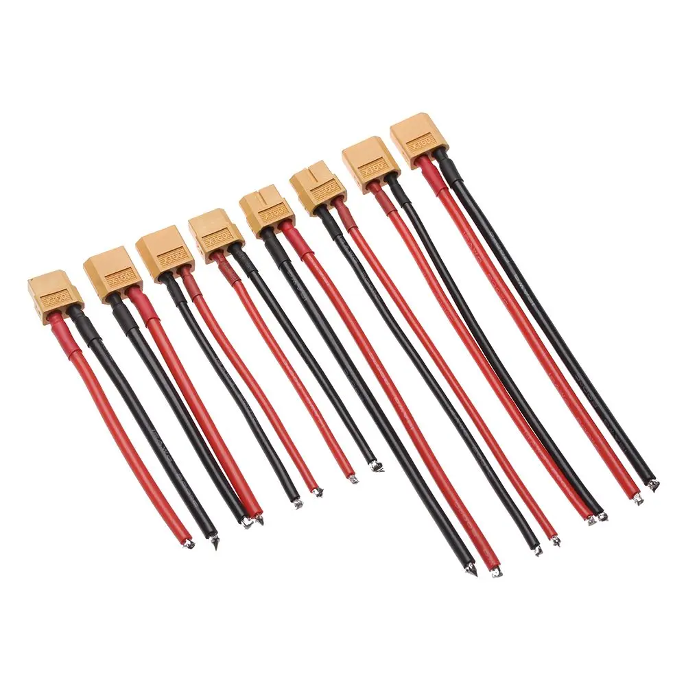10CM/15CM XT60 Battery Male Female Connector Plug with Silicon 12 AWG/14 AWG Wire XT60 Connector Female / male