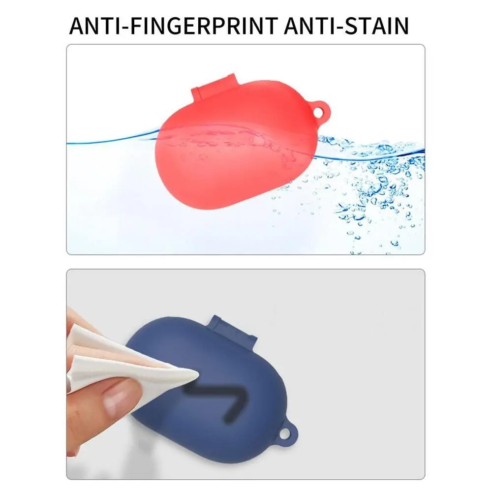 Silicone Headphone Cover Dustproof Earphone Protector Charging Box Sleeve For Anker Sound Core Space A40 Wireless Earbuds Case