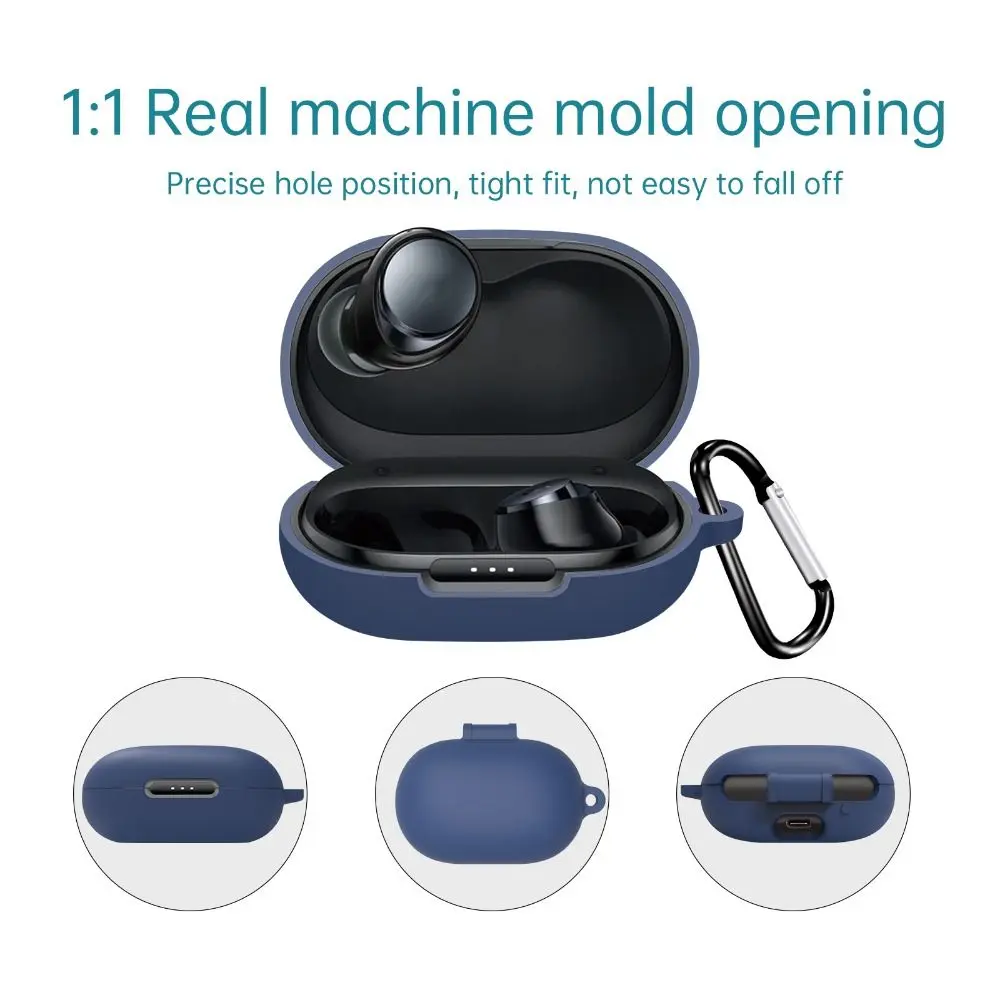 Silicone Headphone Cover Dustproof Earphone Protector Charging Box Sleeve For Anker Sound Core Space A40 Wireless Earbuds Case