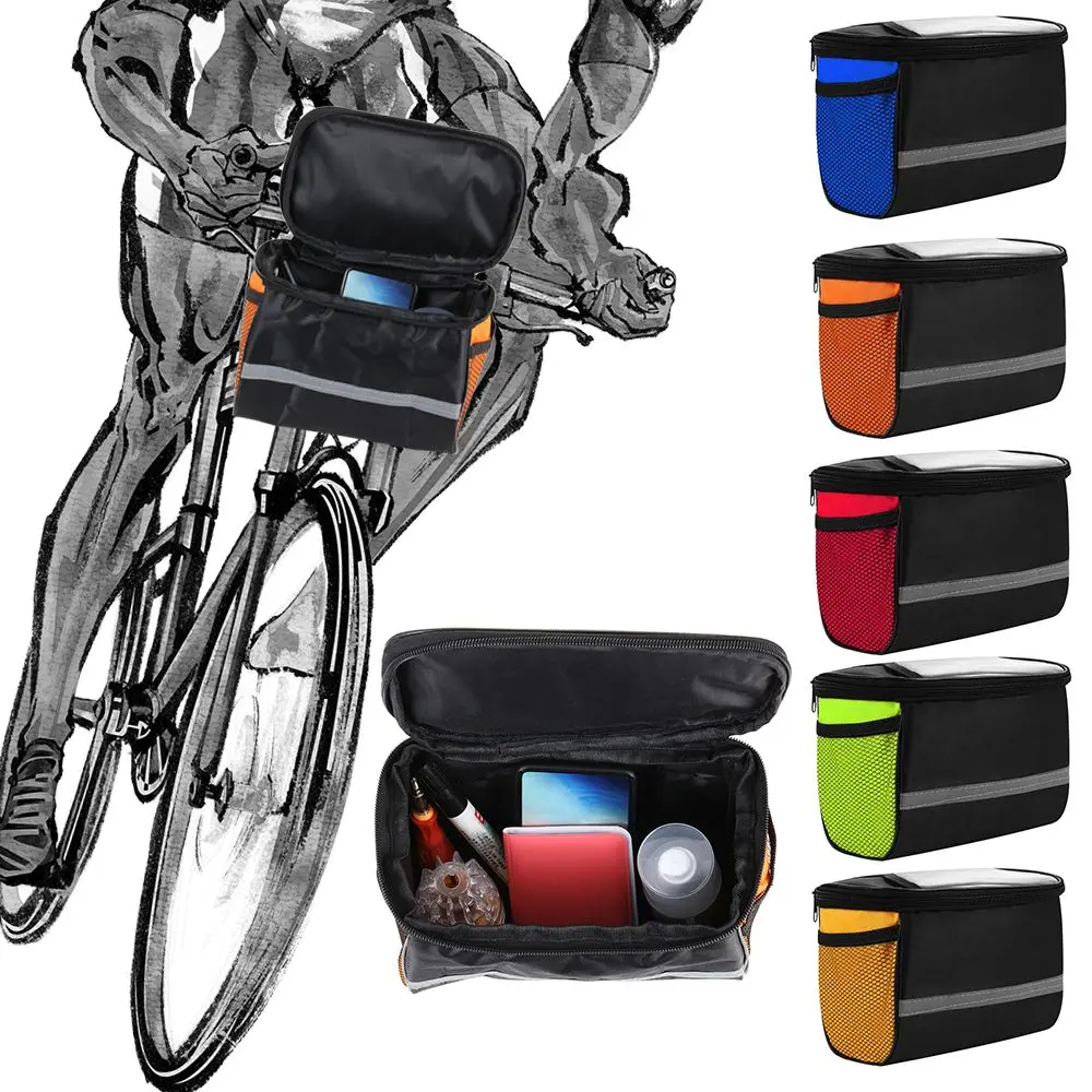 Outdoor Sports Cycling Equipment Bag Bike Handlebar Bag Bicycle Pannier Front Tube Basket