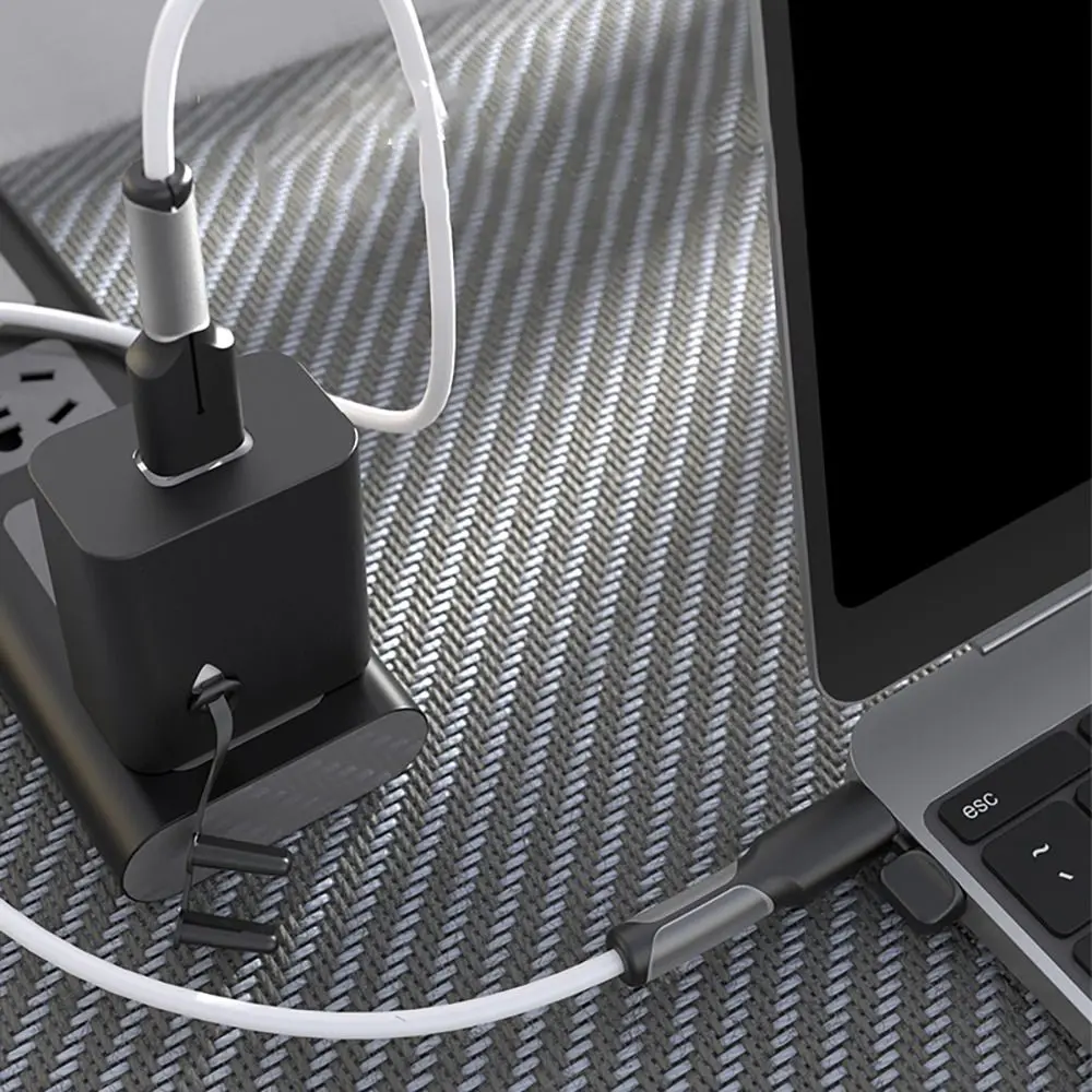 Silicone Universal Charger Cable Protective Cap Type C Charger Dustproof Cover Cable Protector Data Line Cord Saver Accessories