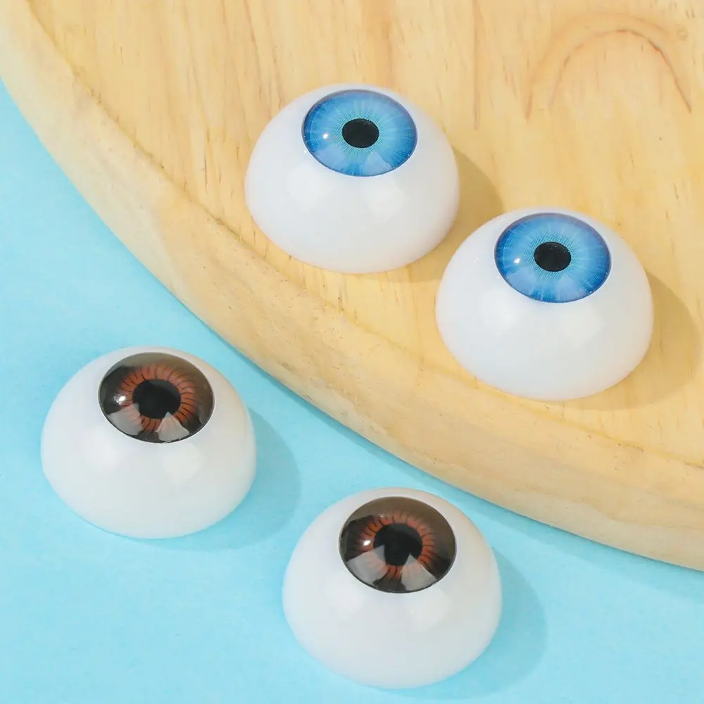 1 pair DIY Eyes Accessories 24mm 30mm Blue Brown Green Doll Acrylic Eyes Doll Eyeball Doll Animals Parts For BJD Doll Making