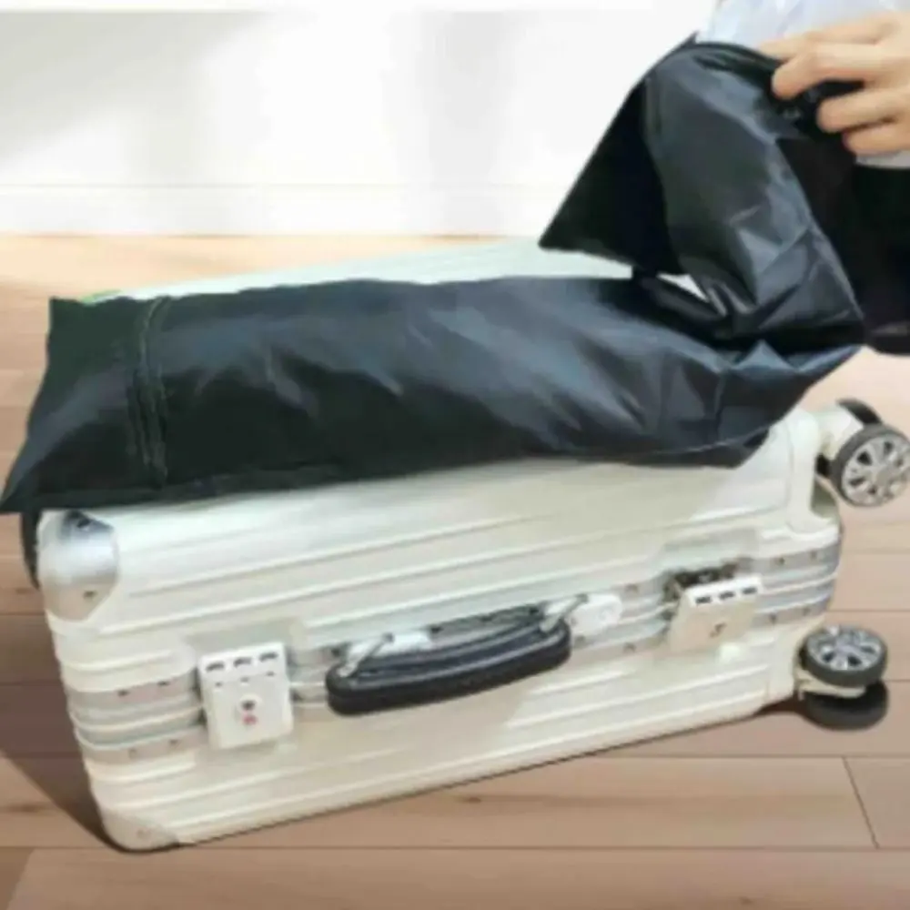 Portable Travel Bag Pillow Fillable Neck Pillow Stuff With Clothes Pillowcase Storage Bag Lycra Fabric Waterproof