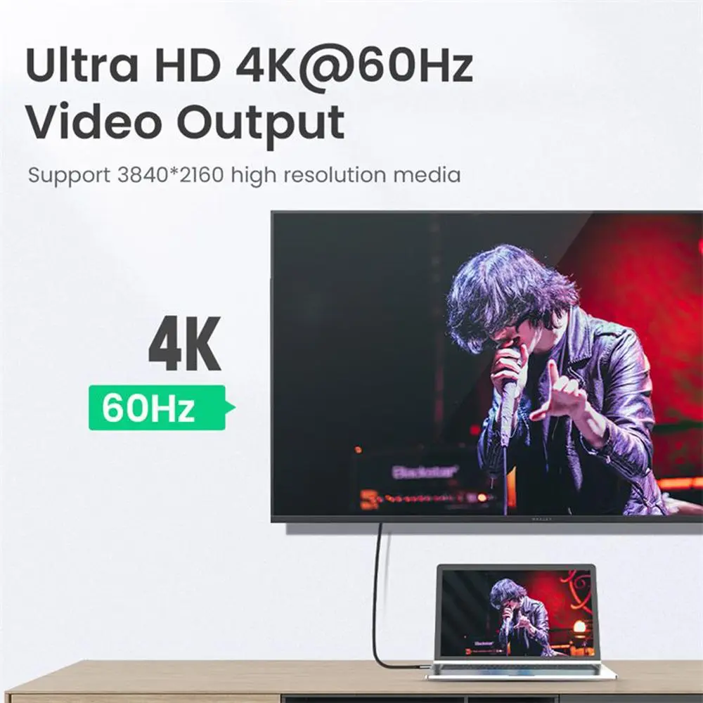 100W PD Fast Charging Cable Male to Female Data Line 4K@60HZ Video Cord 10Gbps USB 3.1 Gen 2 Type C Extension Cable For Laptop