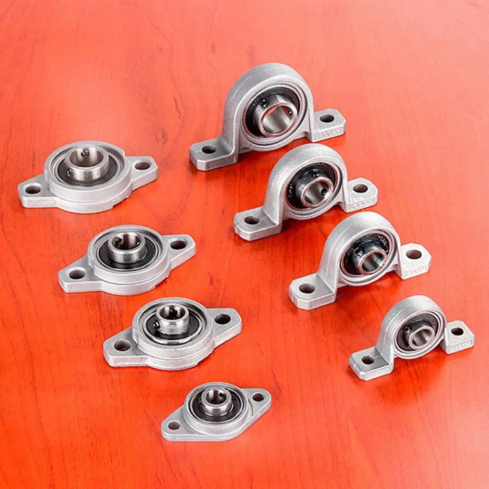 8-30mm Bore Ball Bearing Pillow Block Mounted Support Pillow Block Bearing Insert Linear Shaft Thrust Bearing KP000 KP001 KP002