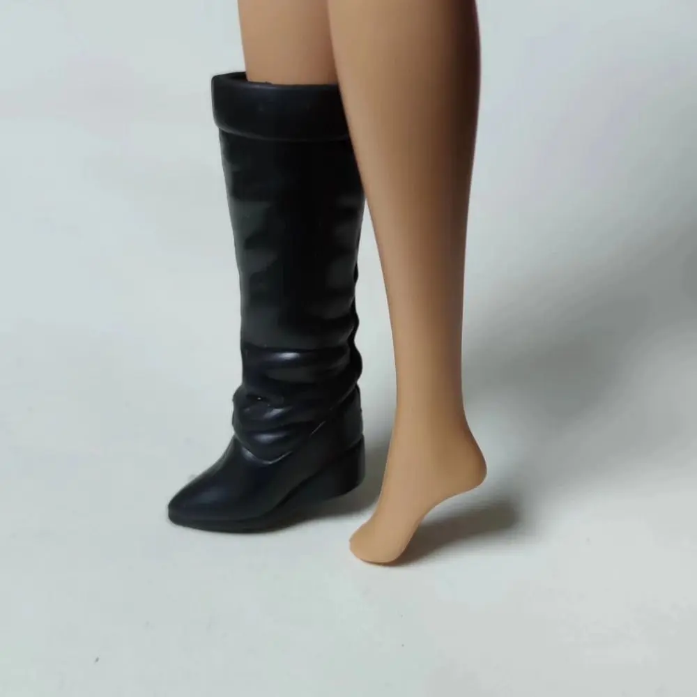 Quality 1/6 Doll Shoes Female Doll Boots High Heels Super Model 30cm Figure Doll Glasses Original 30cm Doll Casual Shoes