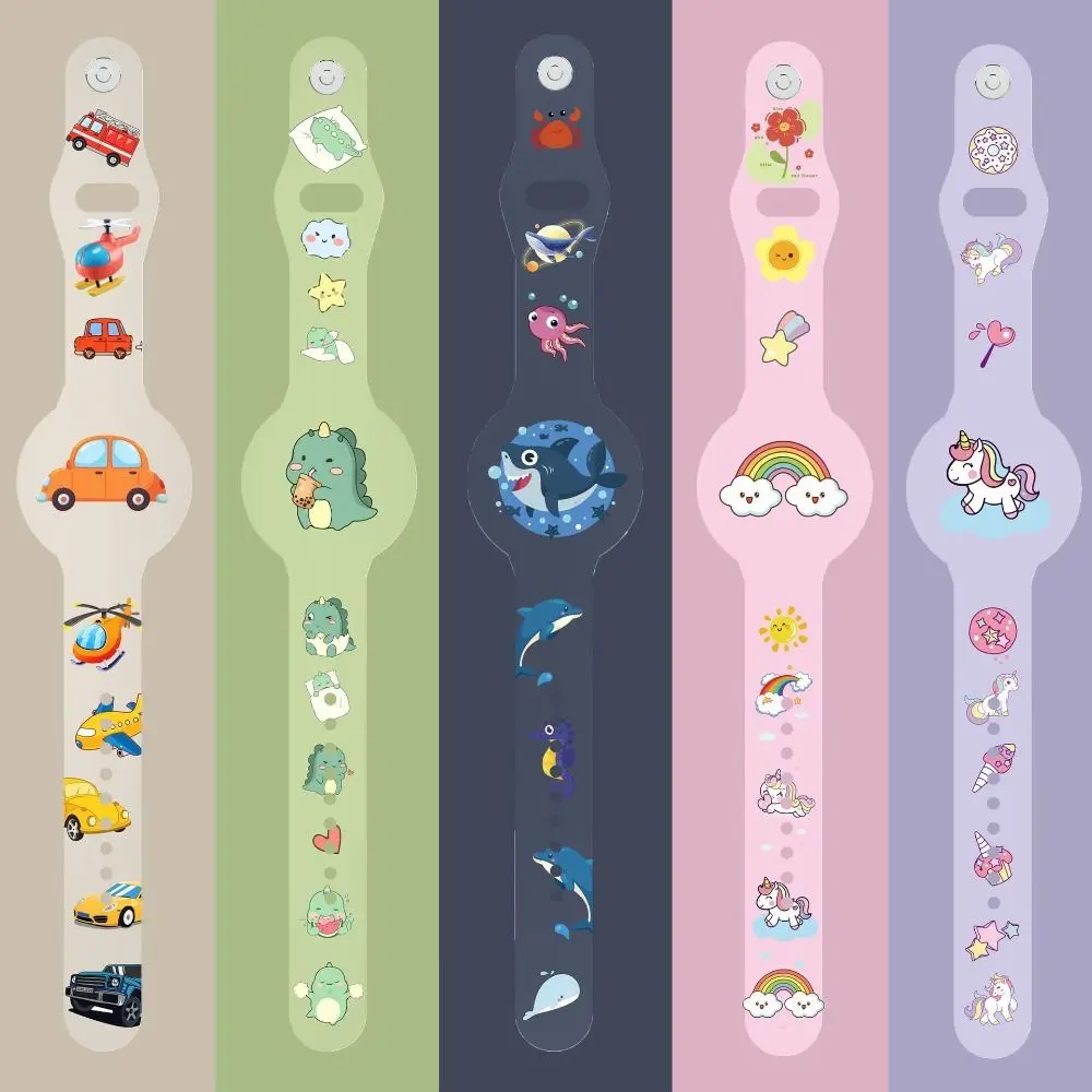 Kids Children Silicone Case Bracelet Waterproof For Apple Airtag Holder Wristband For AirTags Case Watch Band