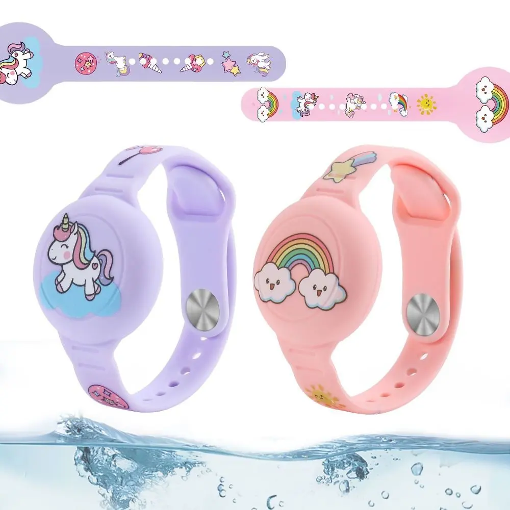 Kids Children Silicone Case Bracelet Waterproof For Apple Airtag Holder Wristband For AirTags Case Watch Band