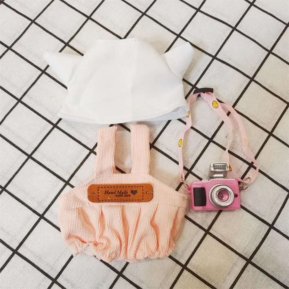 20cm Mini Clothes Doll Sweater Coat Doll Clothes Hoodies Shorts For Cotton Stuffed Dolls Idol Doll Outfit T-shirt Suit