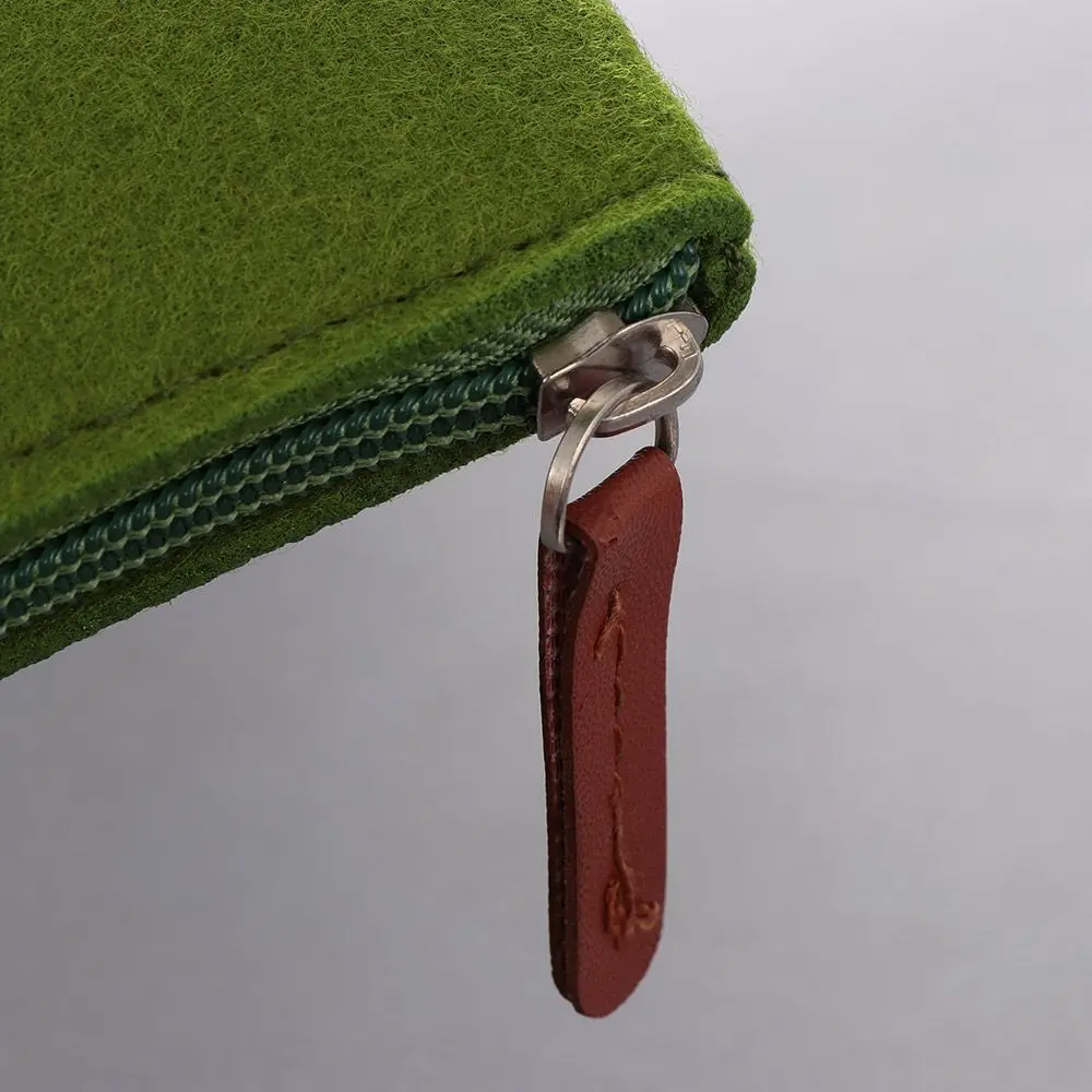 Women Men Change Bag Credit Card ID Holder Wallets Cheap Wool Felt Mini Coin Purse Wallet