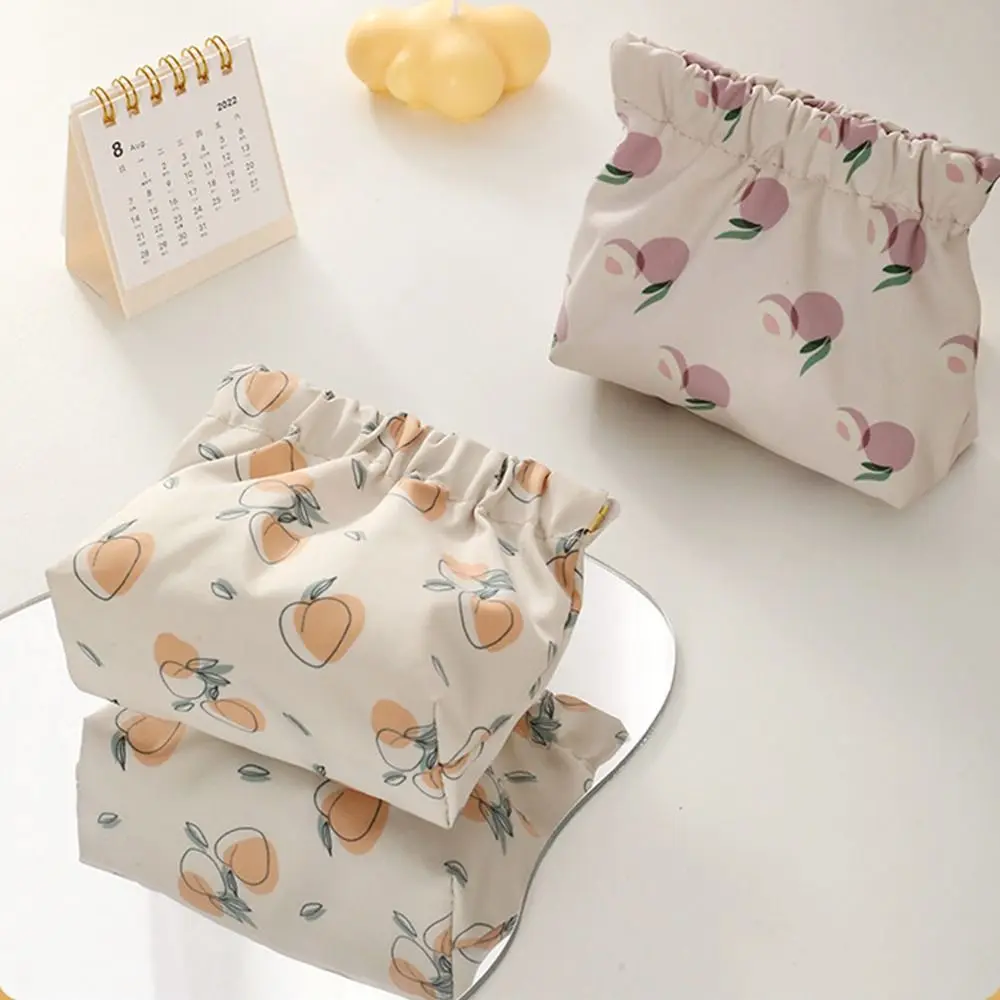 Travel Lipstick Cosmetic Bag Printing Fashion Coin Money Bags Mini Shrapnel Bag Coin Purse Women Change Storage Bag for Girls