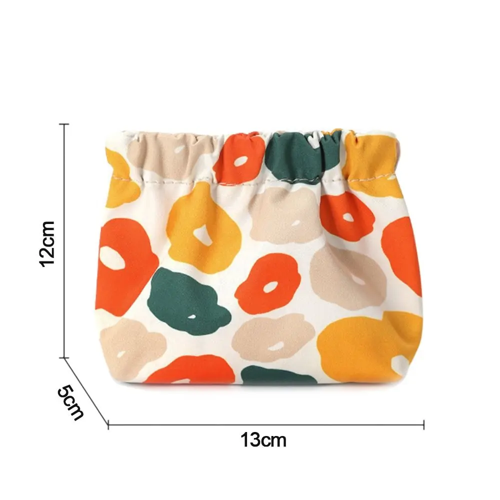 Travel Lipstick Cosmetic Bag Printing Fashion Coin Money Bags Mini Shrapnel Bag Coin Purse Women Change Storage Bag for Girls