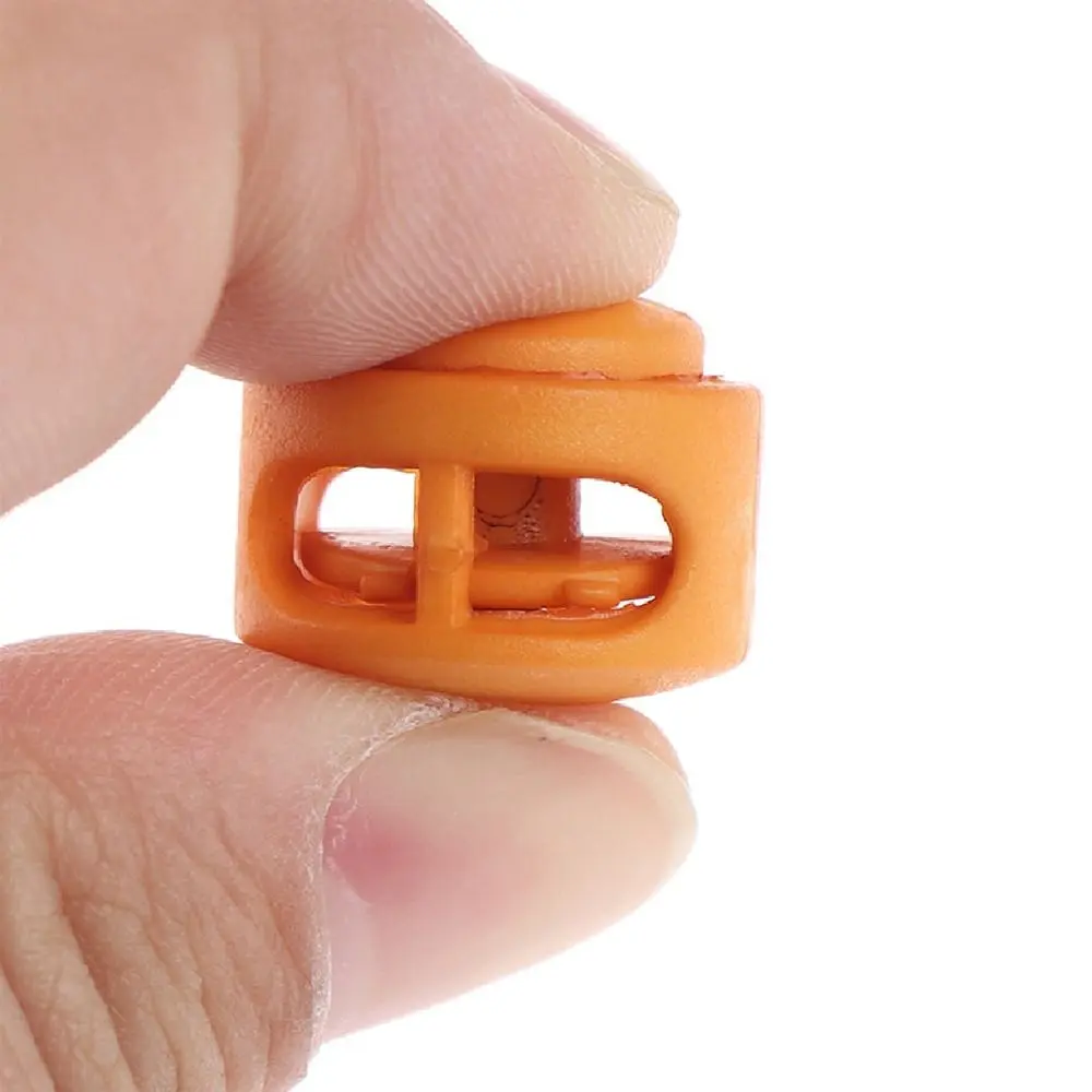 10Pcs Toggle Clip Buckle Spring Cord Lock Stopper Rope Clamp Backpack Sportswear Shoelace Paracord Lanyard Bag Parts Accessories