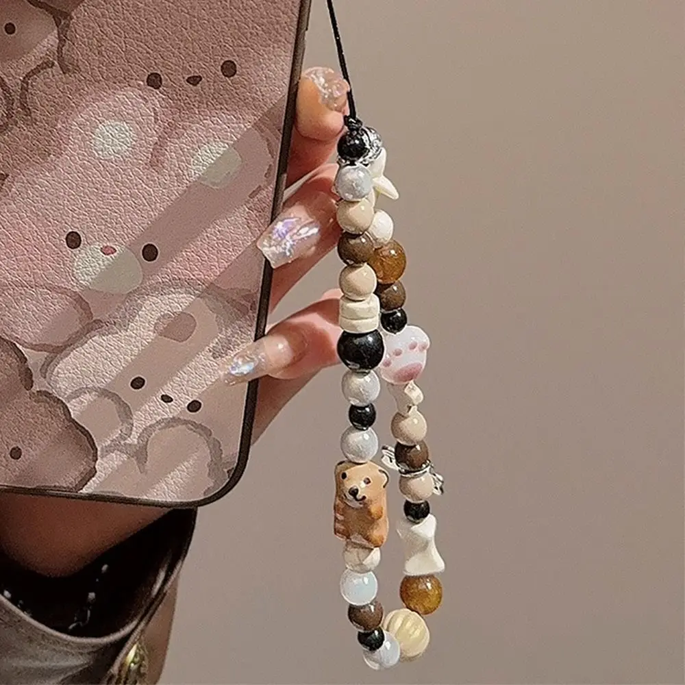 Anti-Loss Hanging Ornaments Strap Keychain Beaded Phone Lanyard Bohemia Phone Case Lanyard