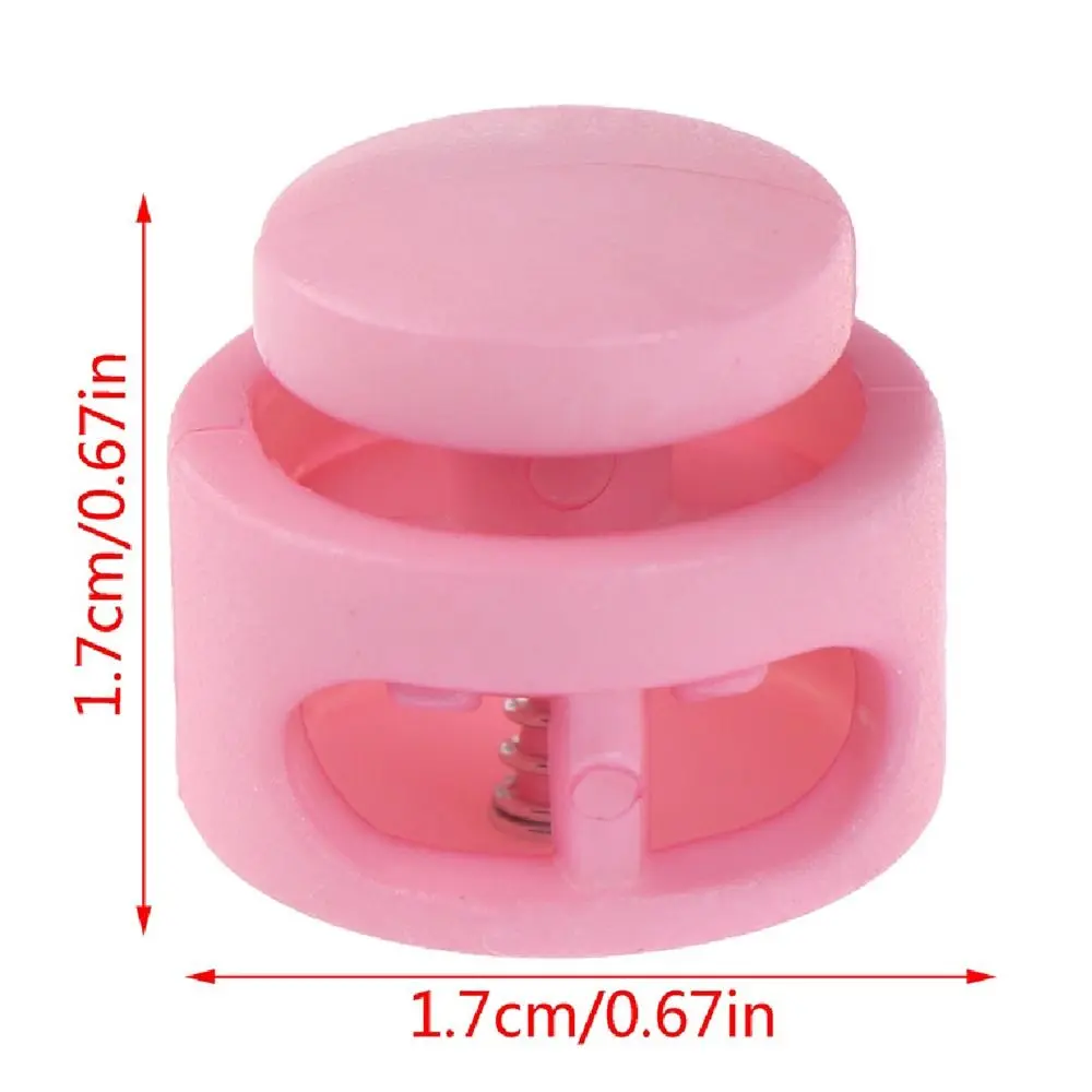 10Pcs Toggle Clip Buckle Spring Cord Lock Stopper Rope Clamp Backpack Sportswear Shoelace Paracord Lanyard Bag Parts Accessories